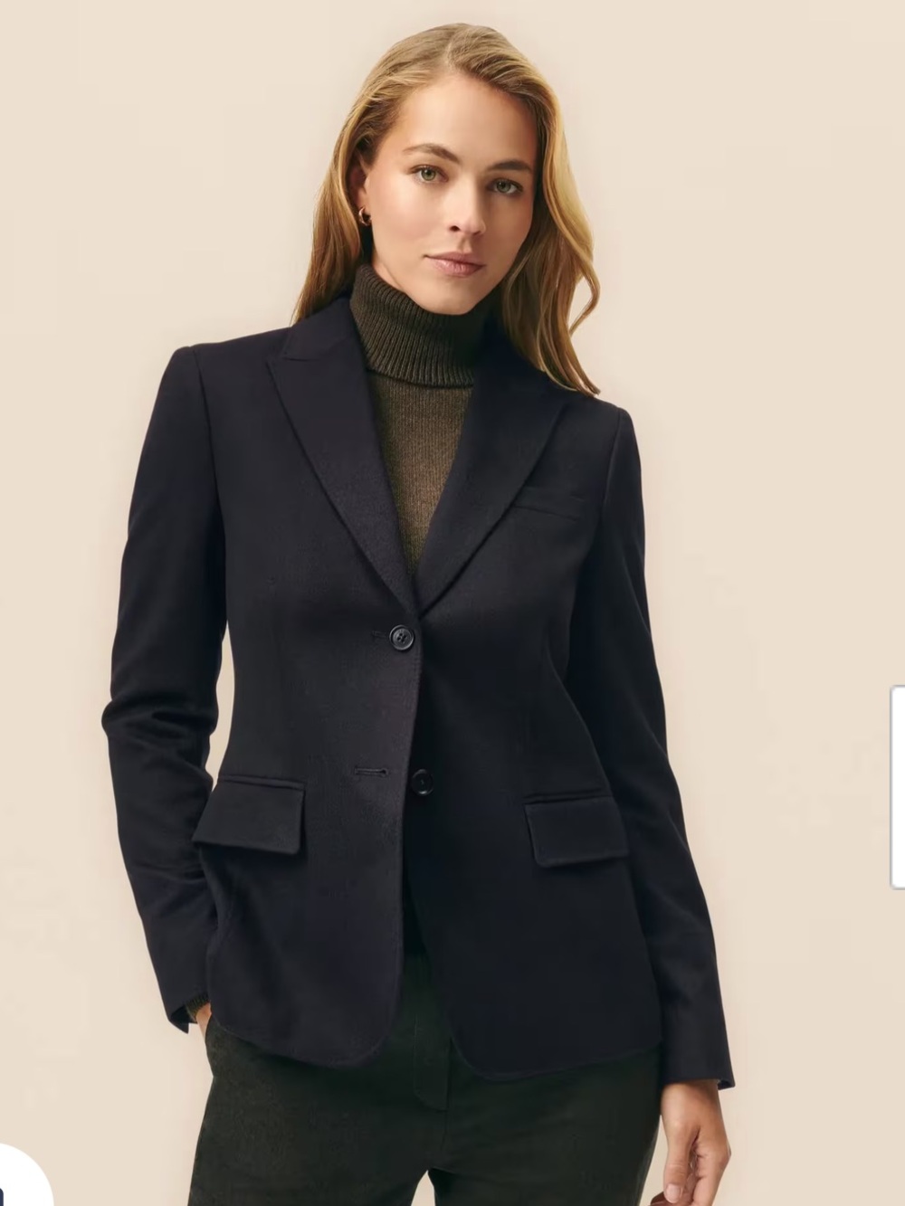 Brooks Brothers 100% Loro Piana cashmere black Blazer